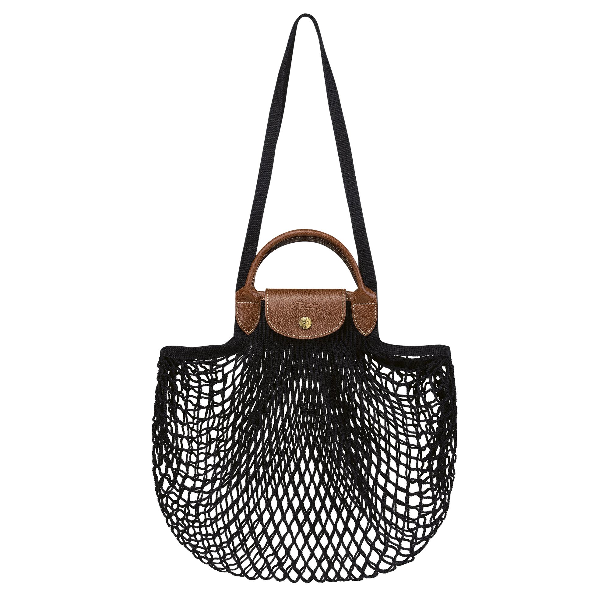 Le Pliage Filet L Mesh bag / Black - Canvas