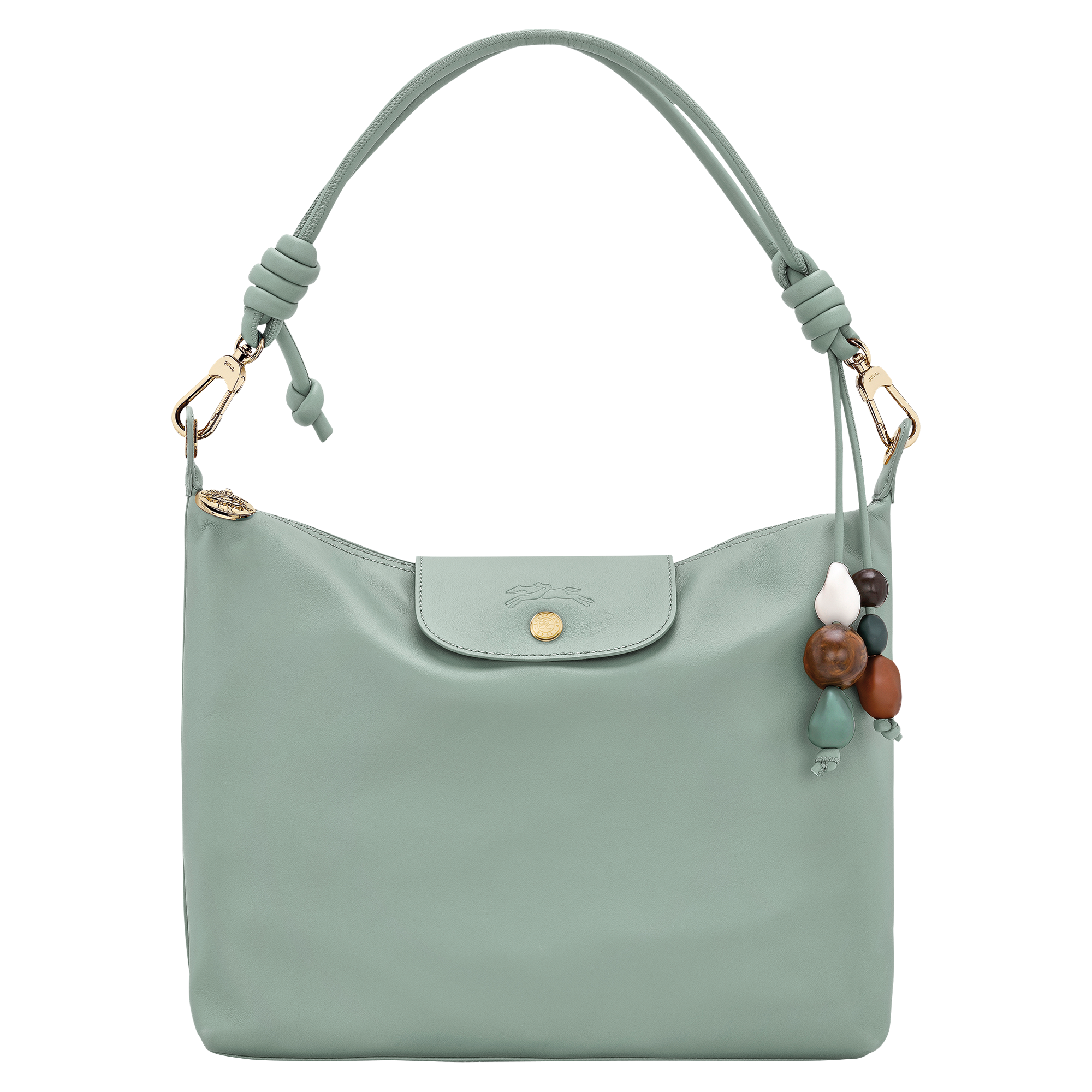 Le Pliage Xtra M Hobo bag / Celadon - Leather