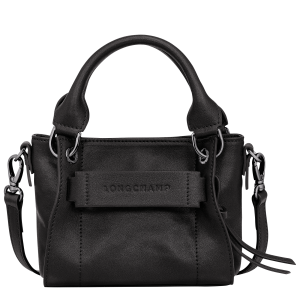 Longchamp 3D XS Handbag / Black - Leather