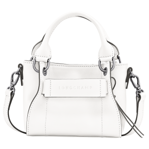 Longchamp 3D XS Handbag / White - Leather