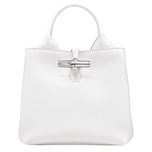 Le Roseau S Handbag / White - Leather