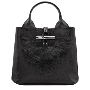 Le Roseau S Handbag / Black - Leather
