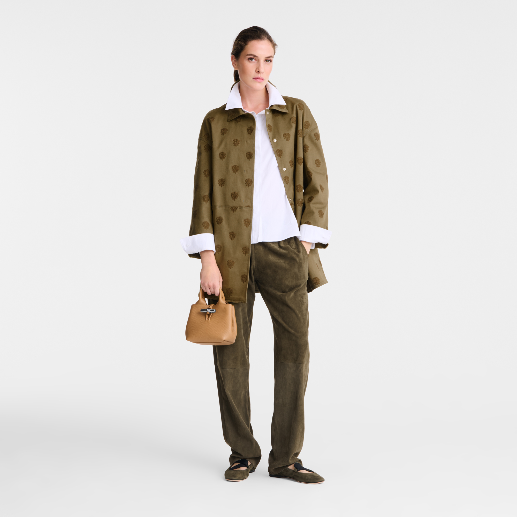 Le Roseau XS Handbag / Vermilion - Leather - Image 29