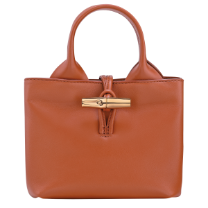 Le Roseau XS Handbag / Bark - Leather