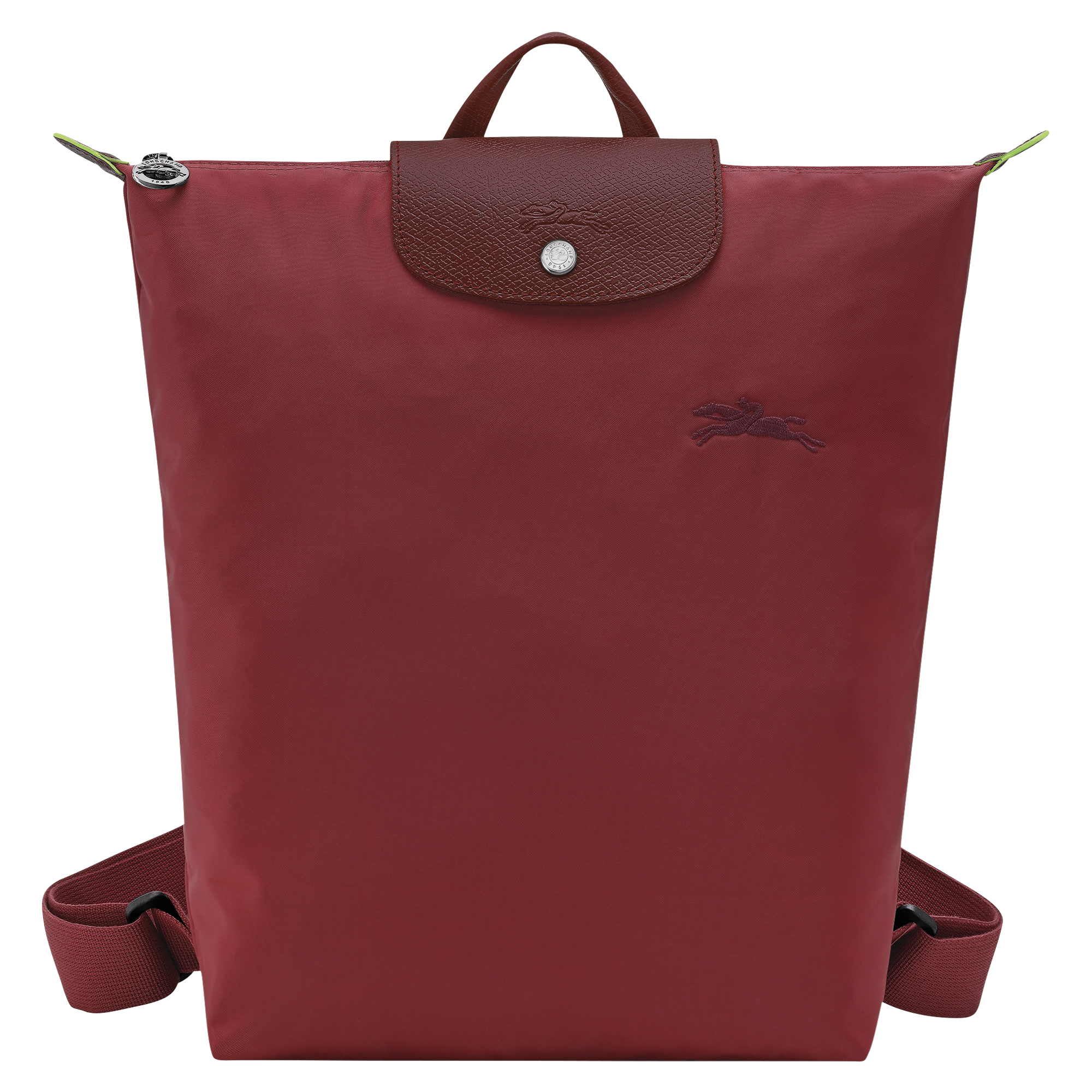 Le Pliage Green M Backpack / Pomegranate - Canvas