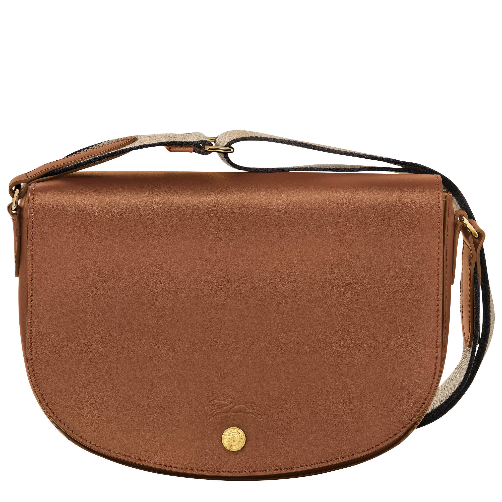 Épure M Crossbody bag / Cognac - Leather