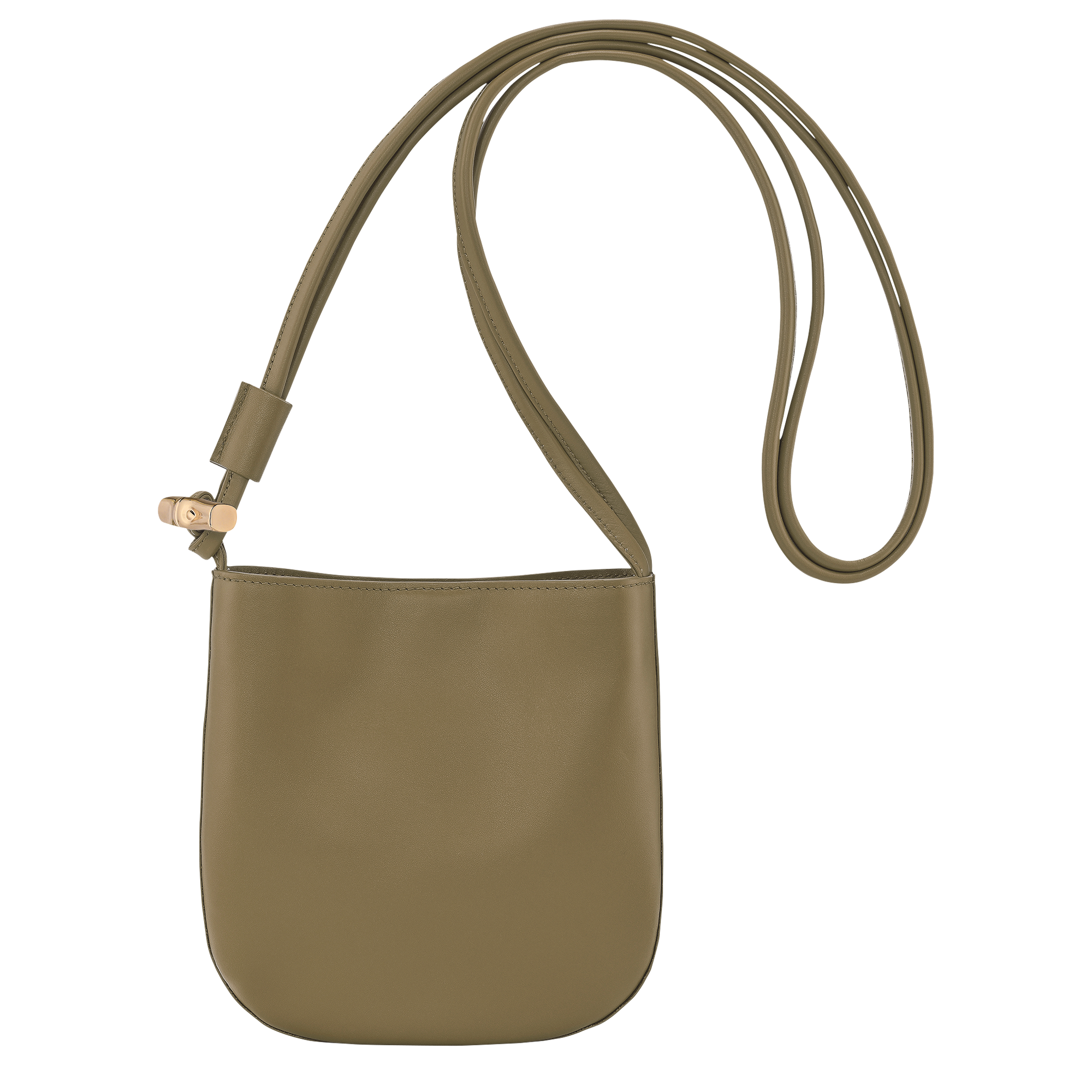 Le Roseau S Crossbody bag / Olive - Leather