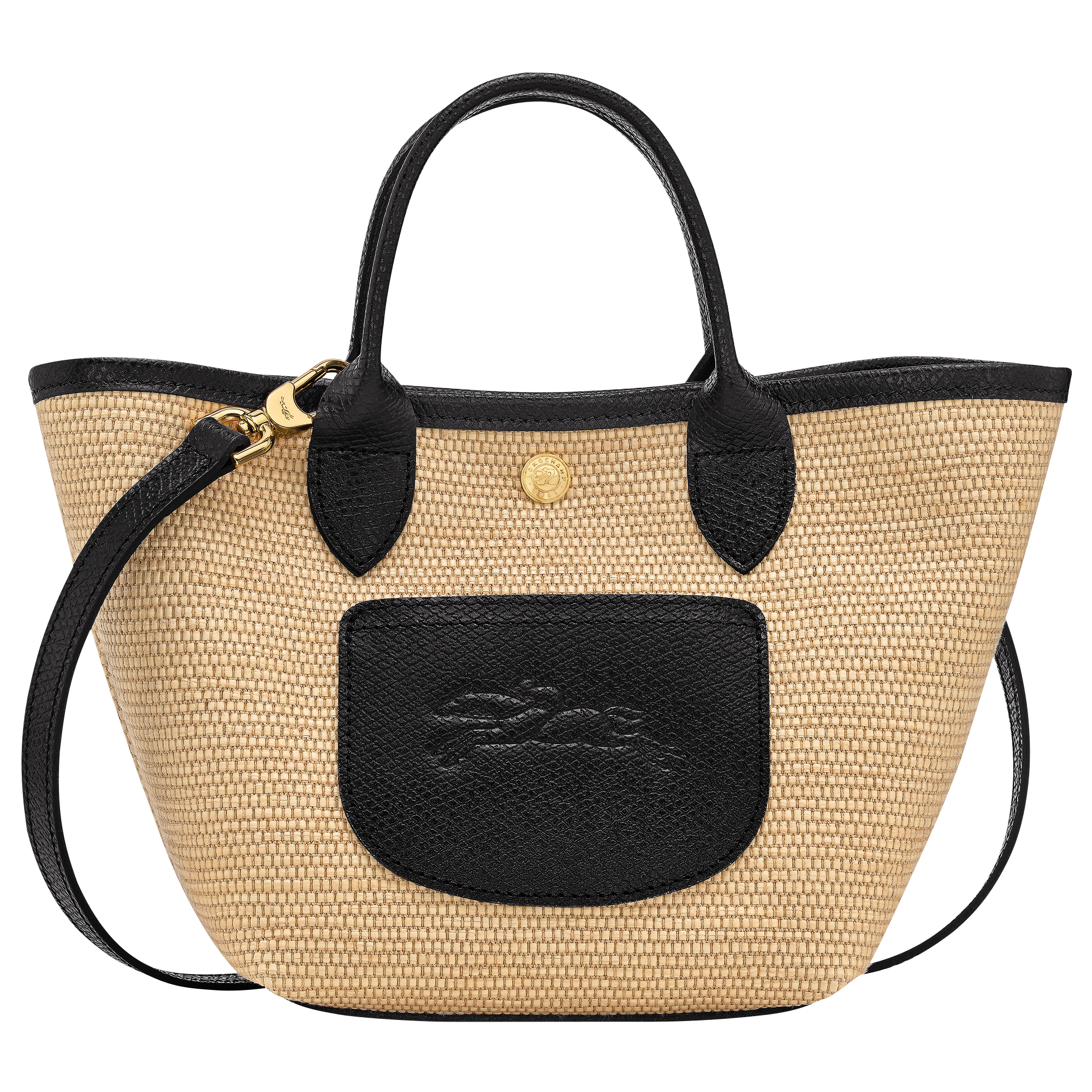 Le Pliage Collection XS Basket bag / Black - Canvas