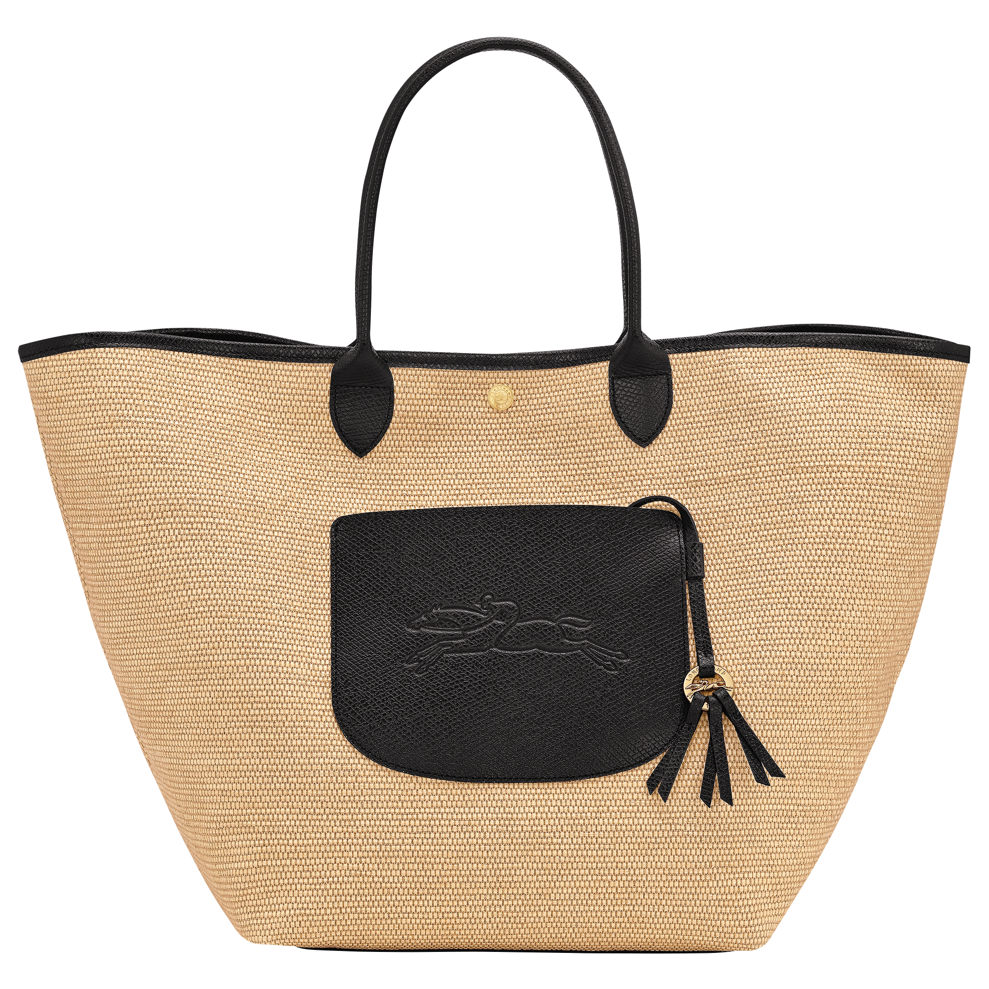 Le Pliage Collection L Basket bag / Black - Canvas