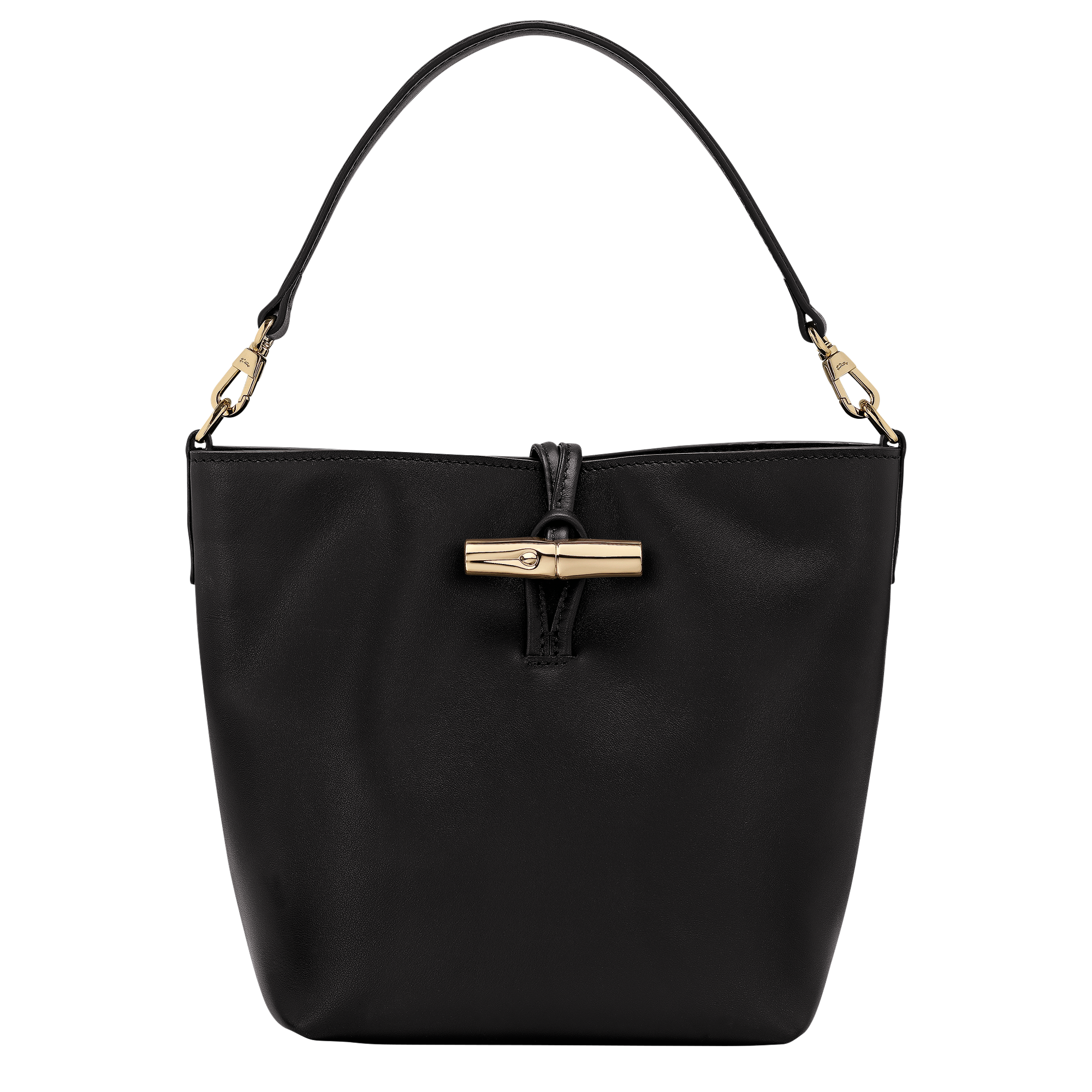 Le Roseau XS Bucket bag / Black - Leather