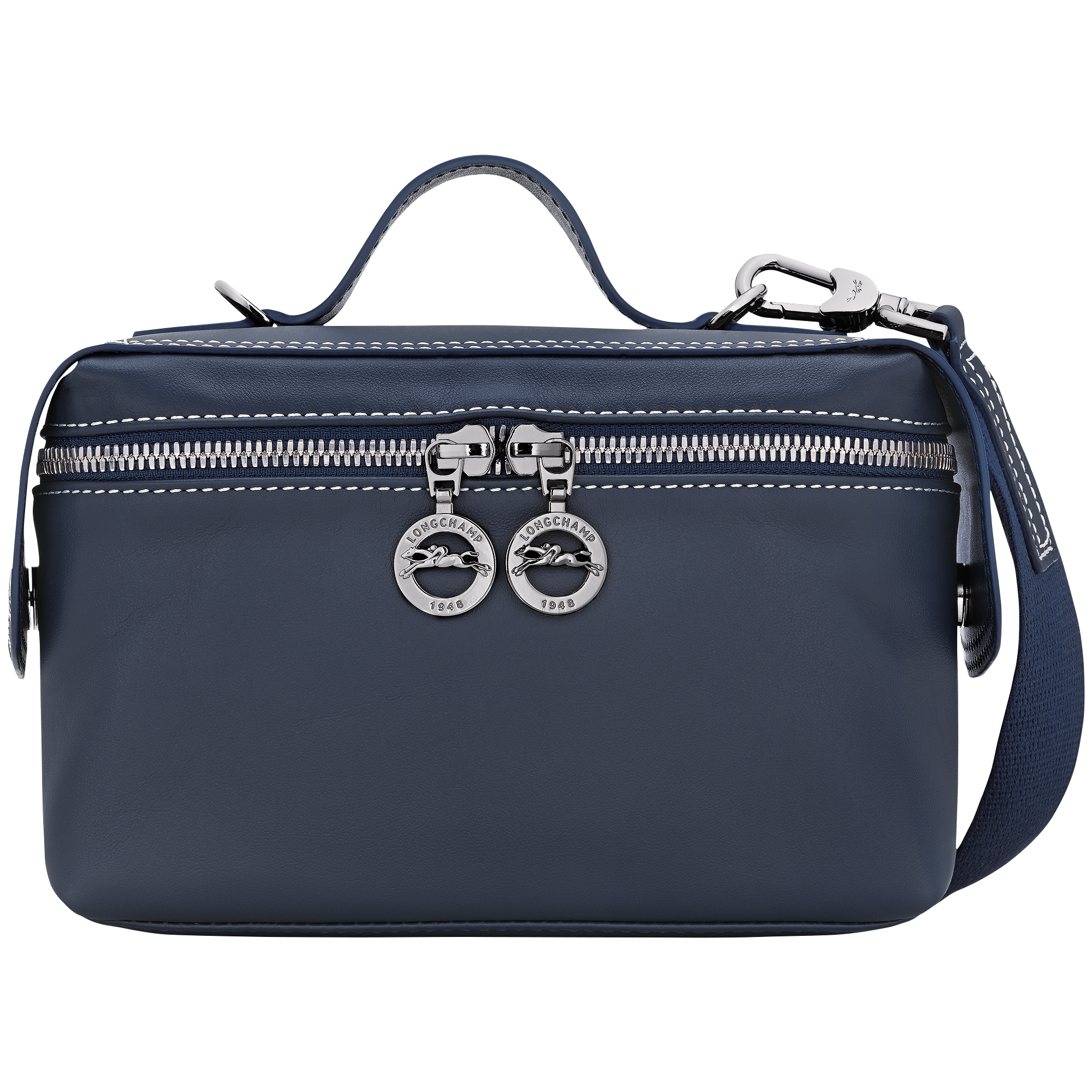 Le Pliage Xtra XS Toolkit bag / Navy - Leather