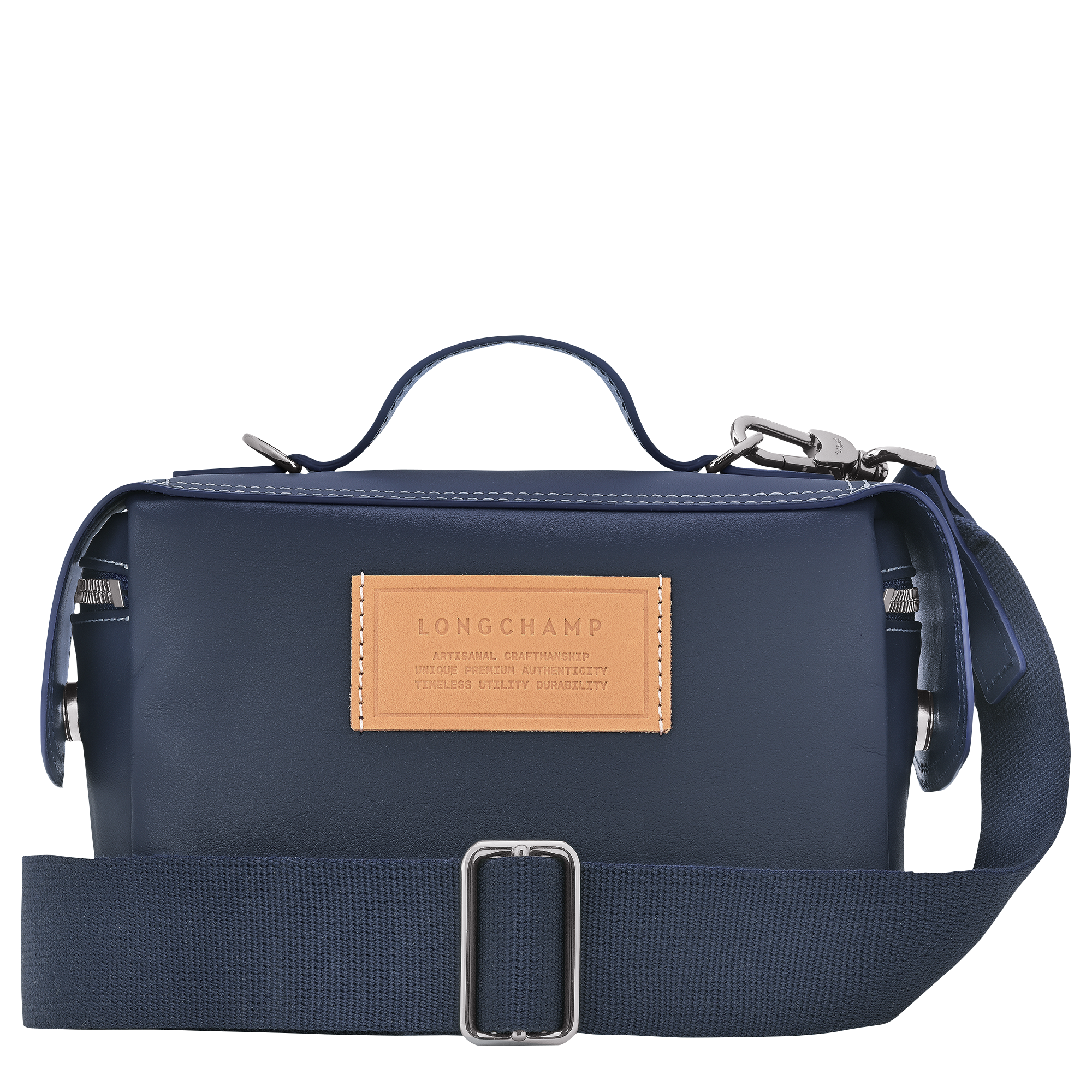 Le Pliage Xtra XS Toolkit bag / Navy - Leather - Image 4