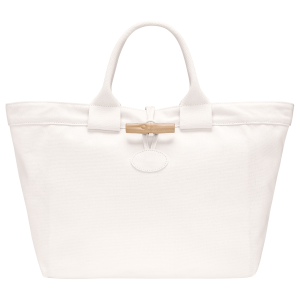 Le Roseau L Tote bag / Ecru - Canvas
