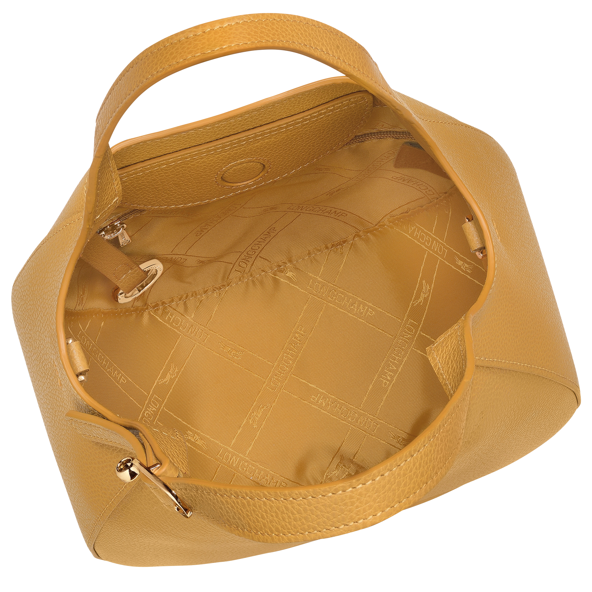 Le Foulonné S Handbag / Amber - Leather - Image 34
