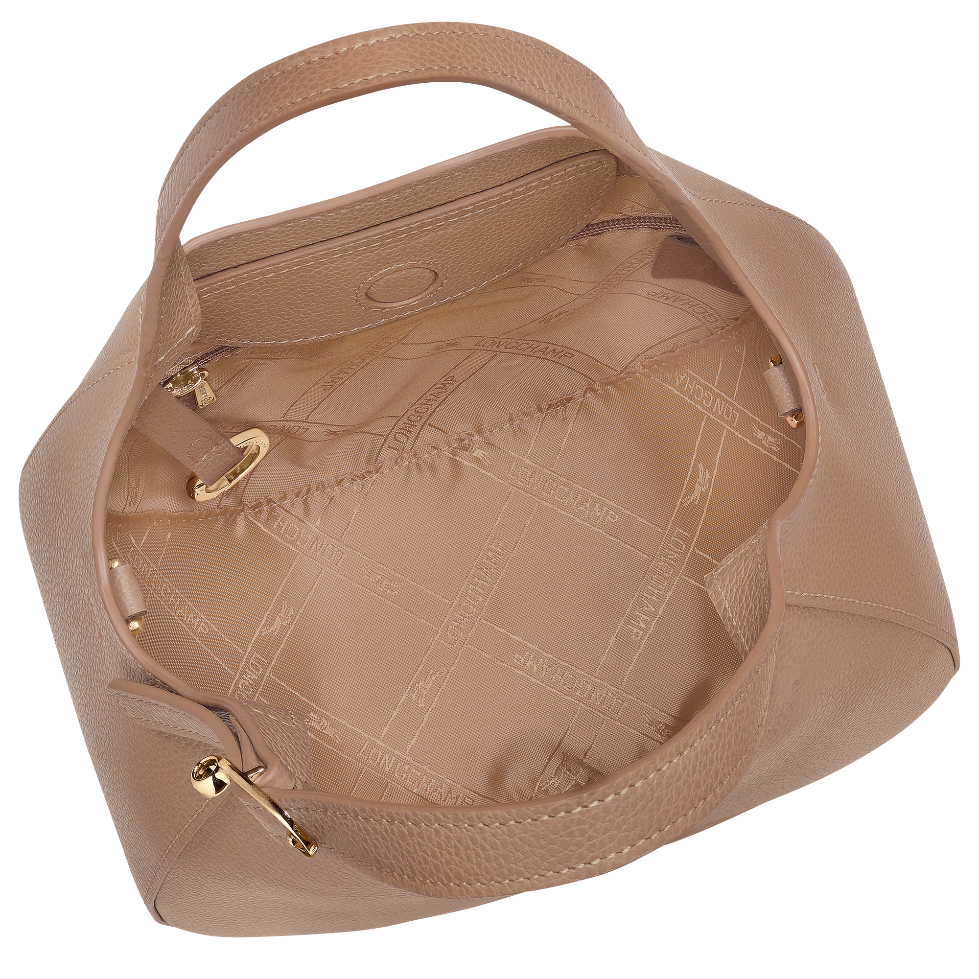 Le Foulonné S Handbag / Amber - Leather - Image 47