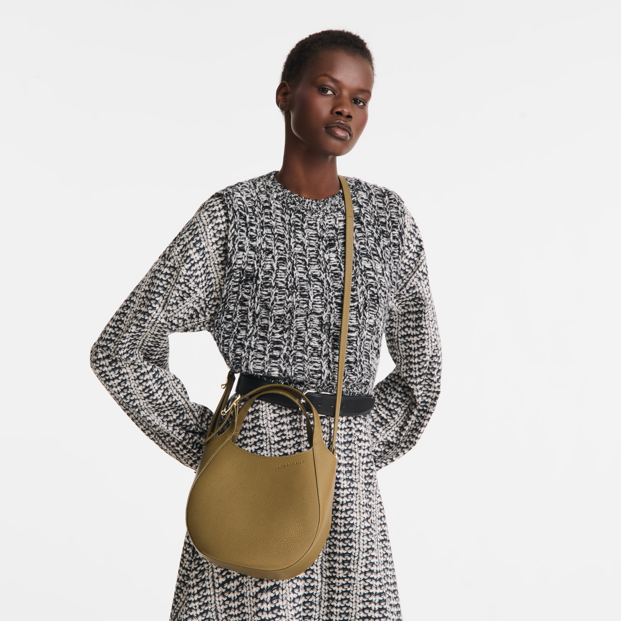 Le Foulonné S Handbag / Amber - Leather - Image 57