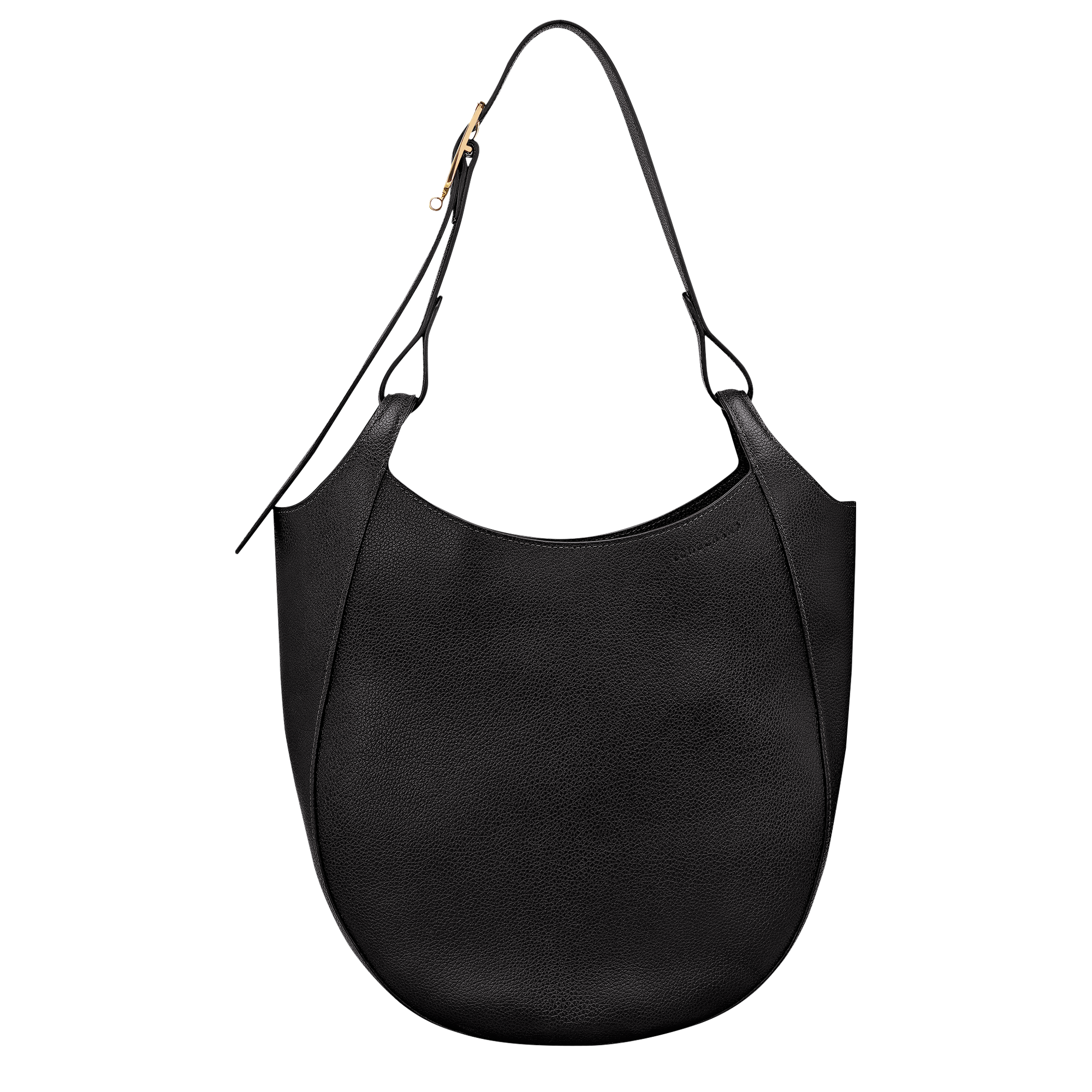 Le Foulonné L Hobo bag / Black - Leather