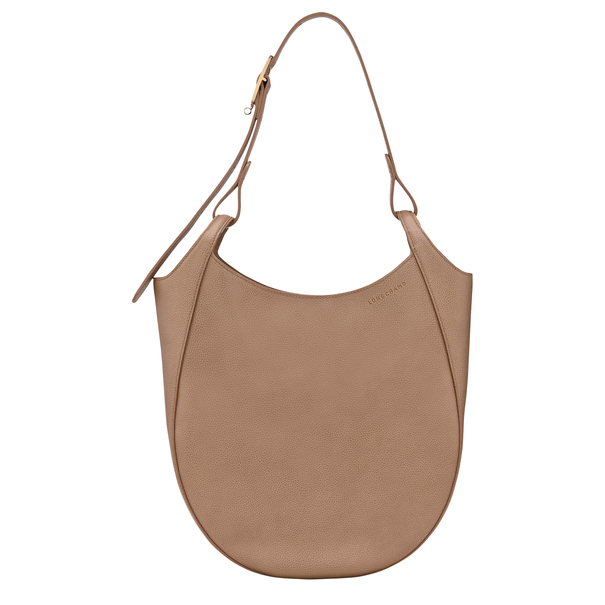 Le Foulonné L Hobo bag / Biscuit - Leather