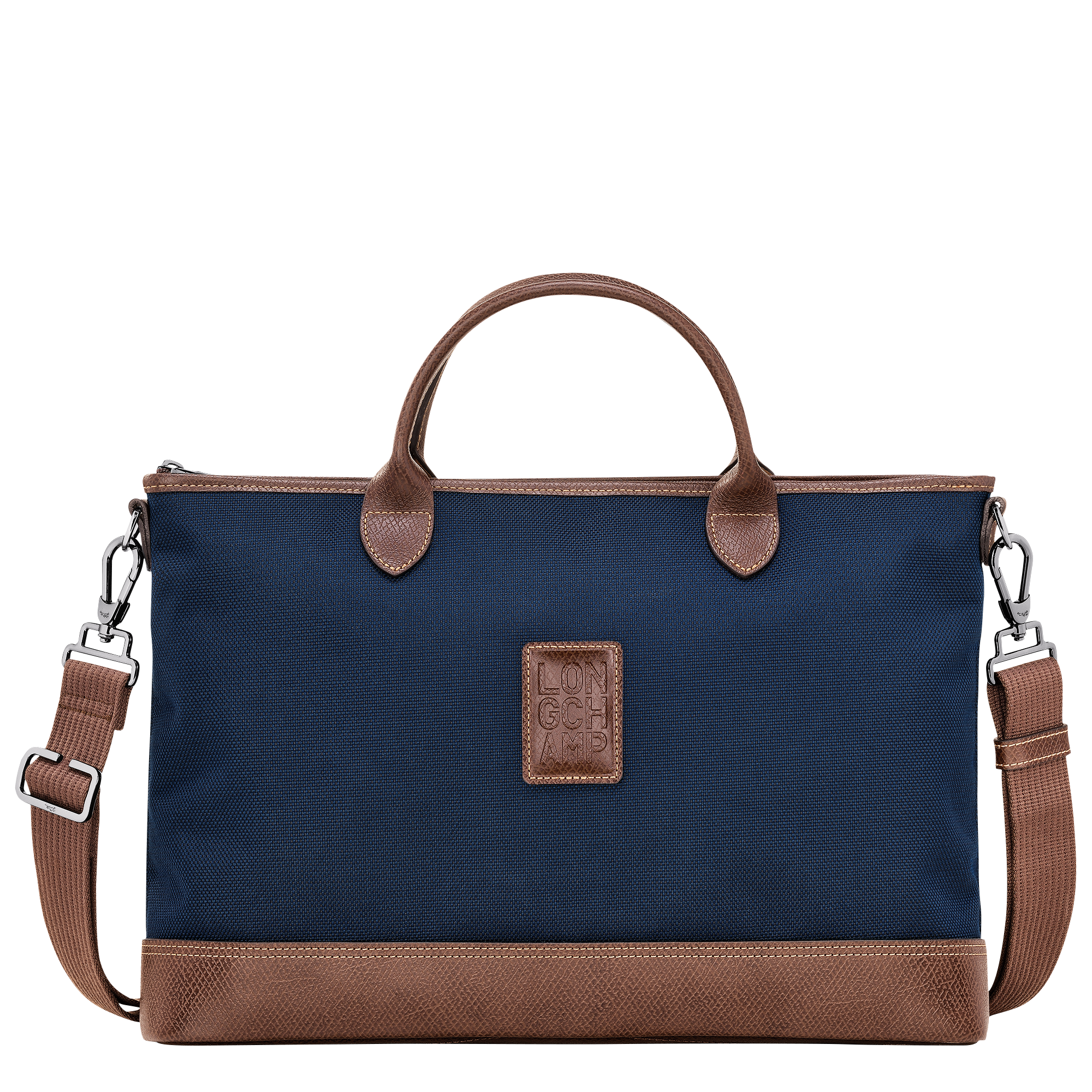Boxford S Briefcase / Blue - Recycled canvas