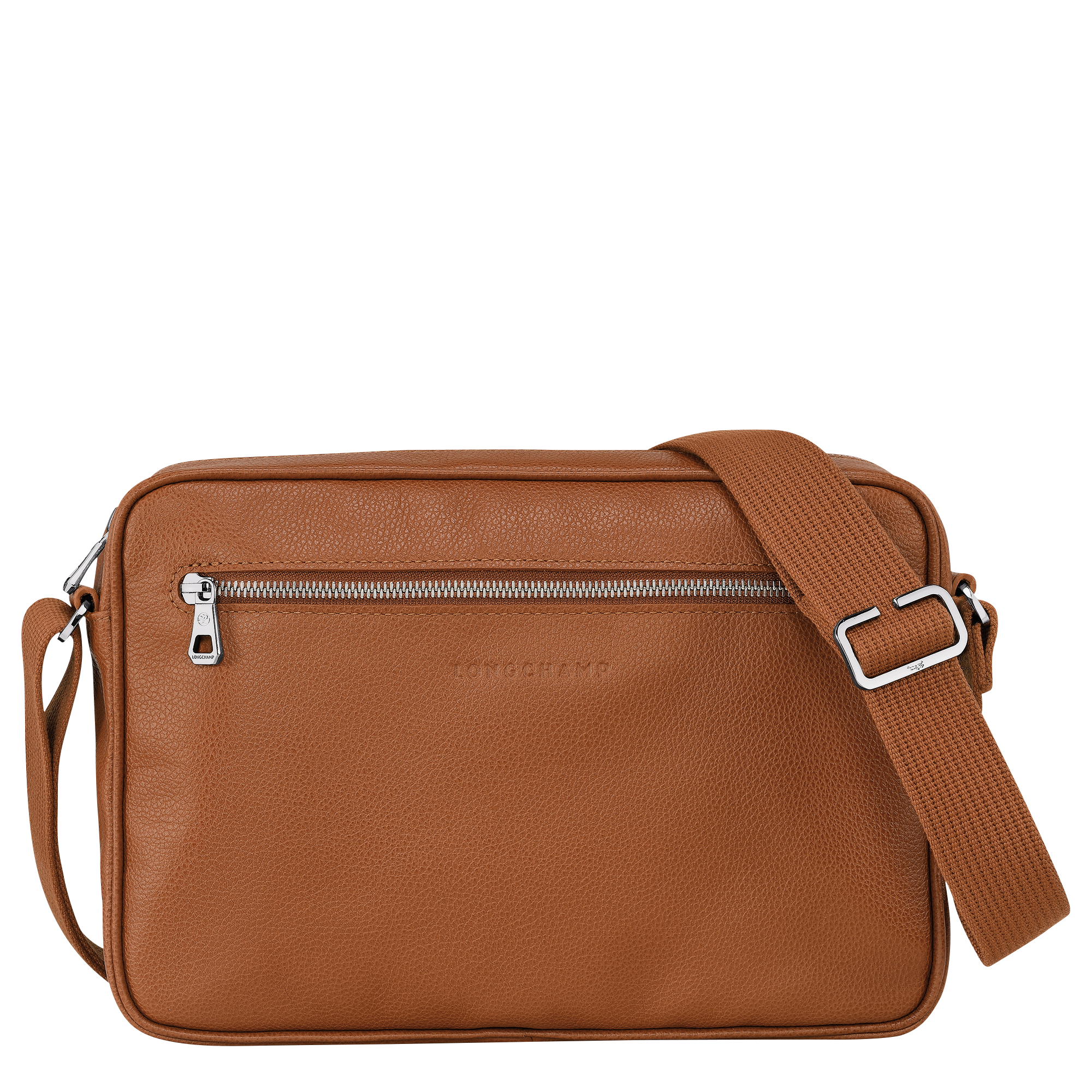 Le Foulonné M Camera bag / Caramel - Leather