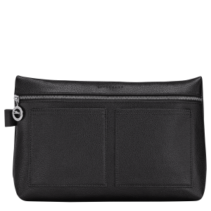 Le Foulonné Toiletry case / Black - Leather