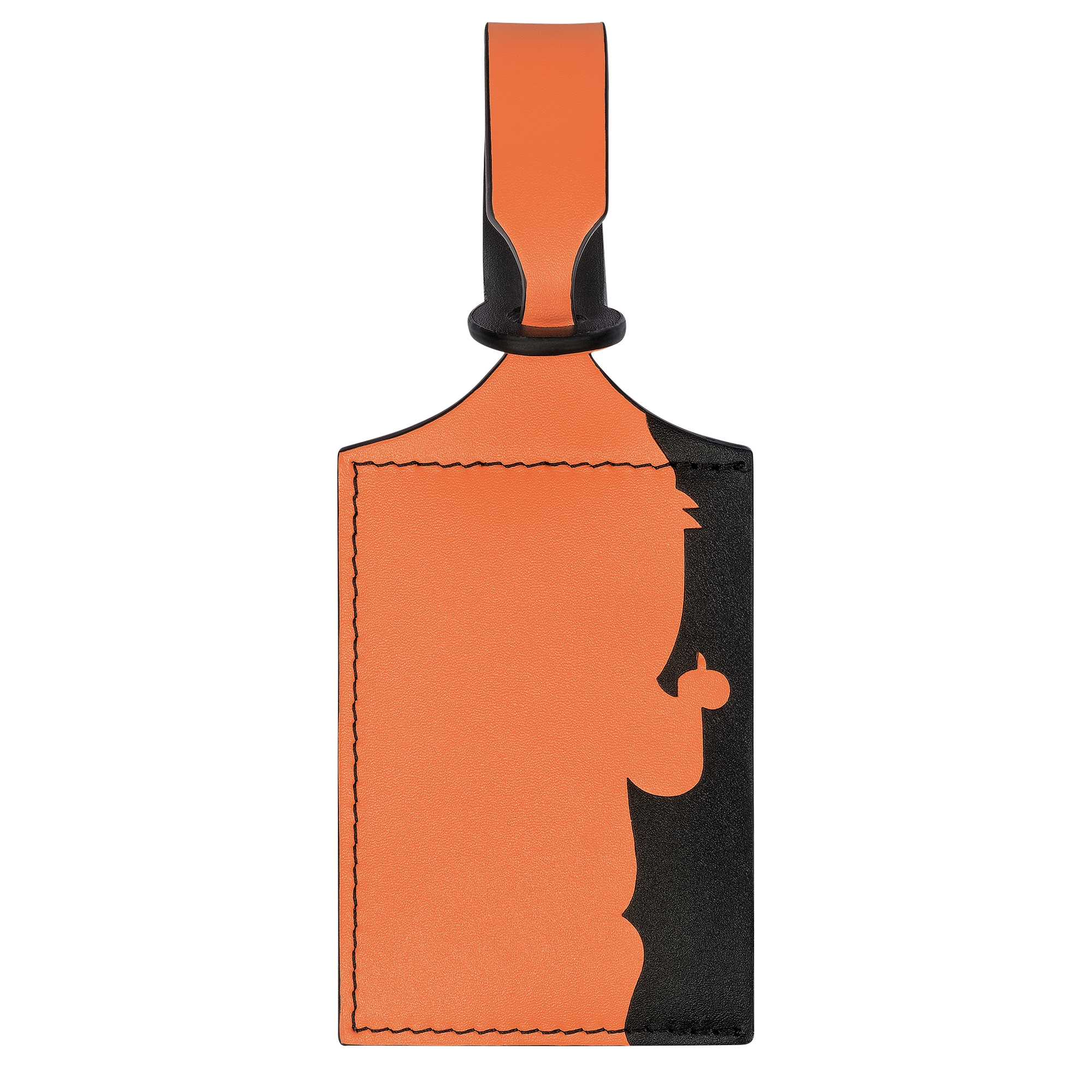LGP Travel Luggage tag / Orange - Leather