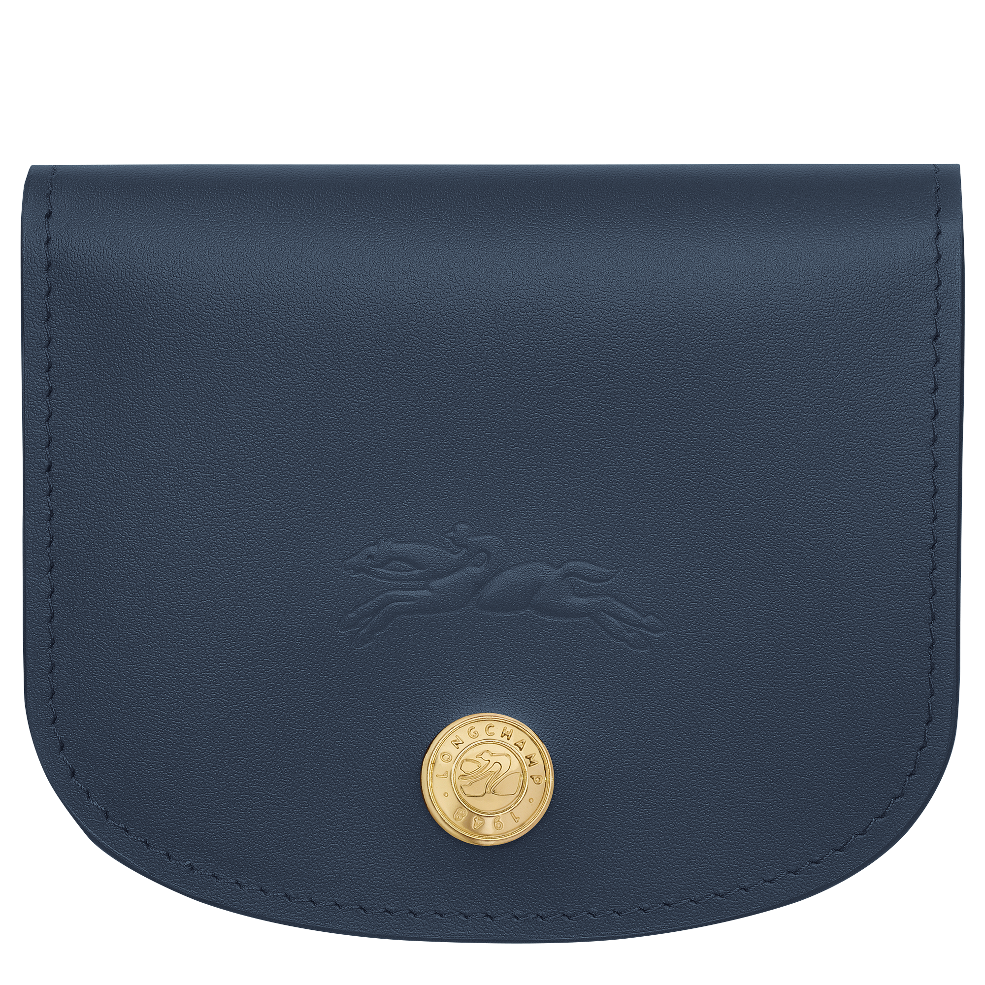 Épure Card holder / Navy - Leather