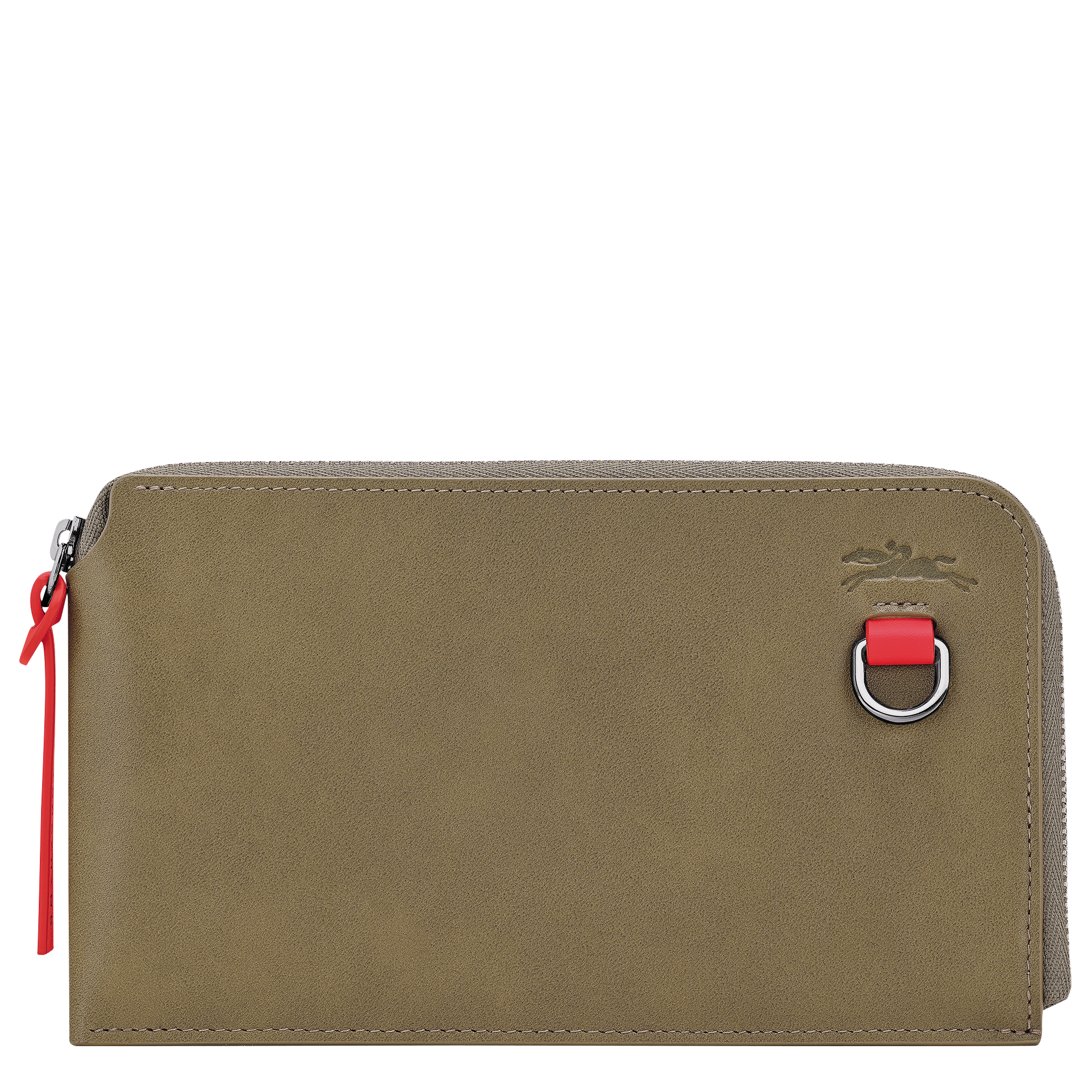 Longchamp Pocket Pouch / Olive - Leather