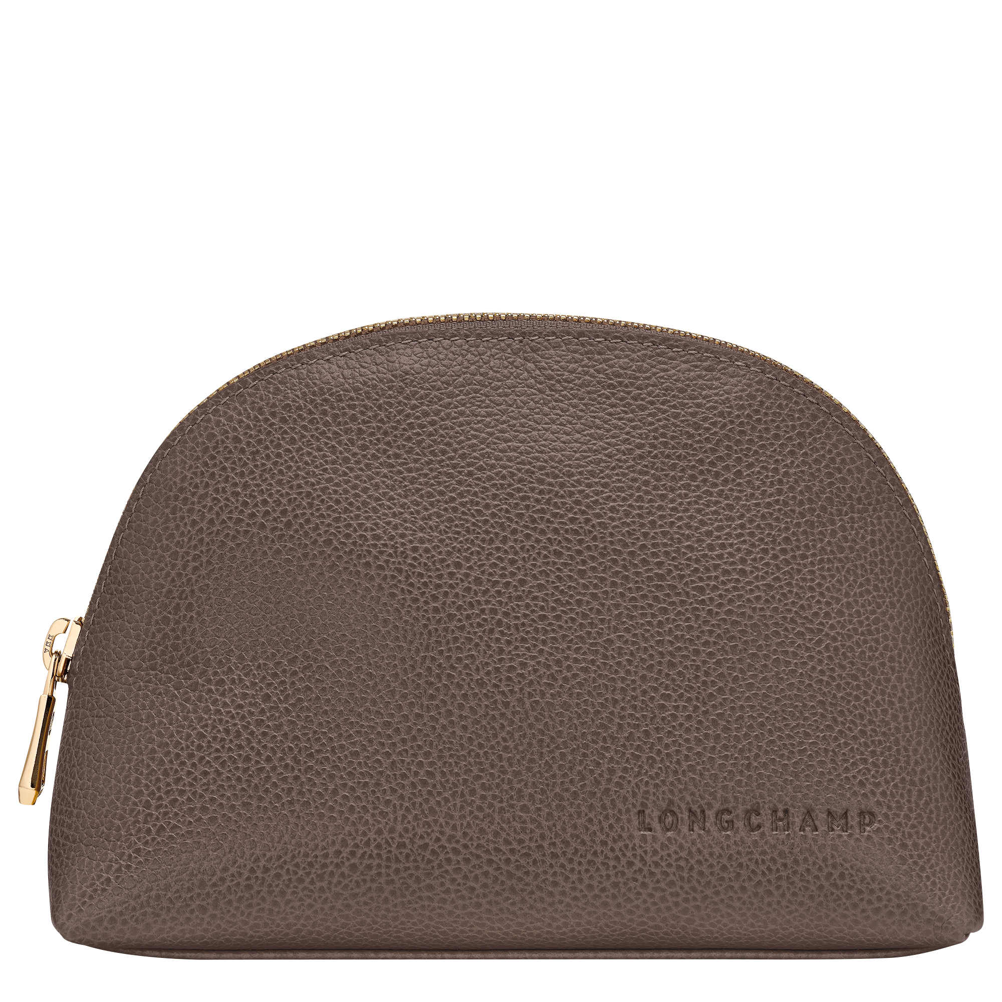 Le Foulonné Pouch / Taupe - Leather