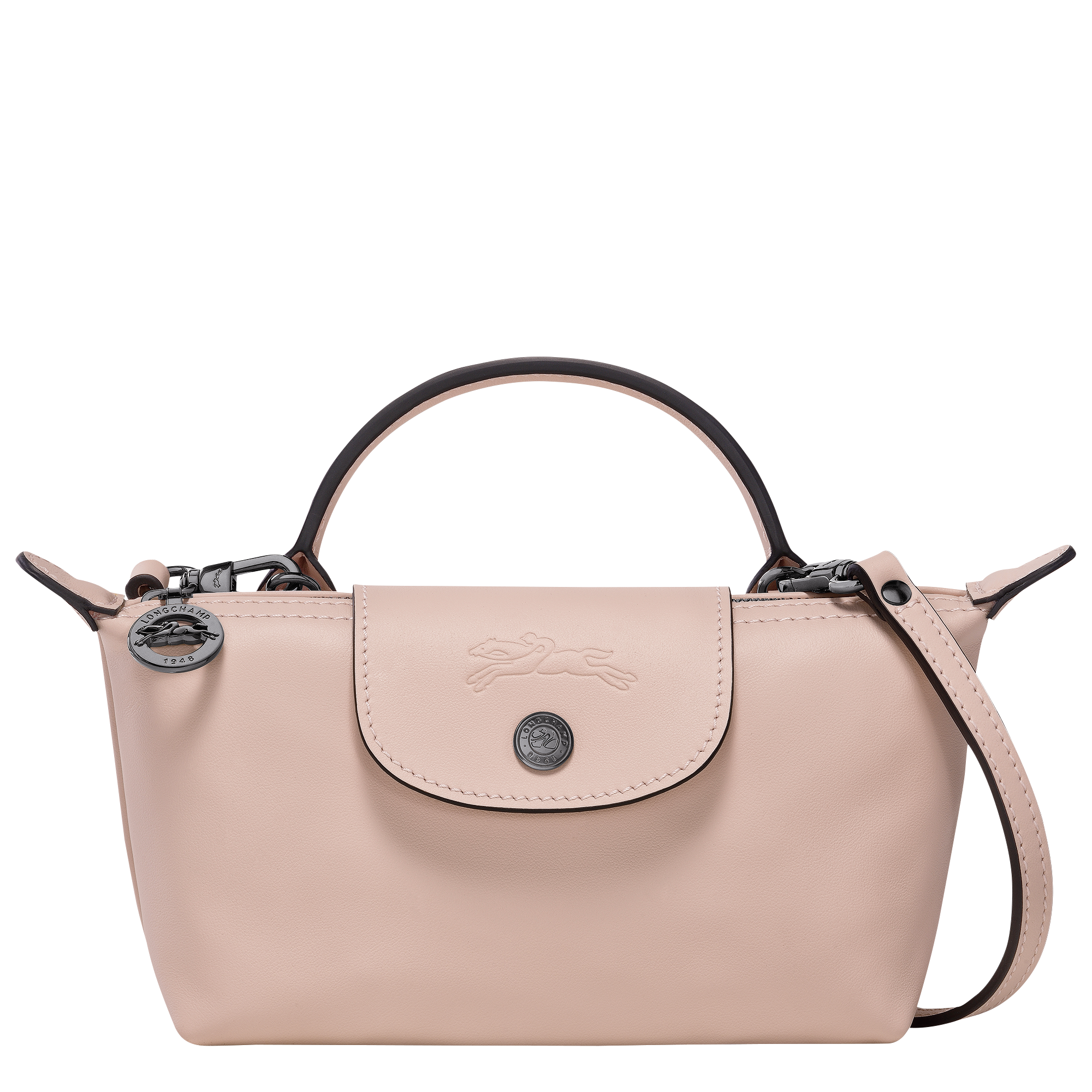 Le Pliage Xtra XS Pouch / Nude - Leather
