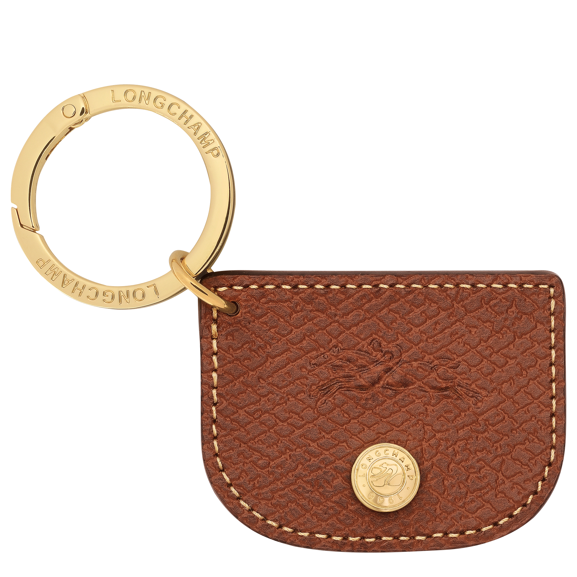 Épure Key ring / Brown - Leather