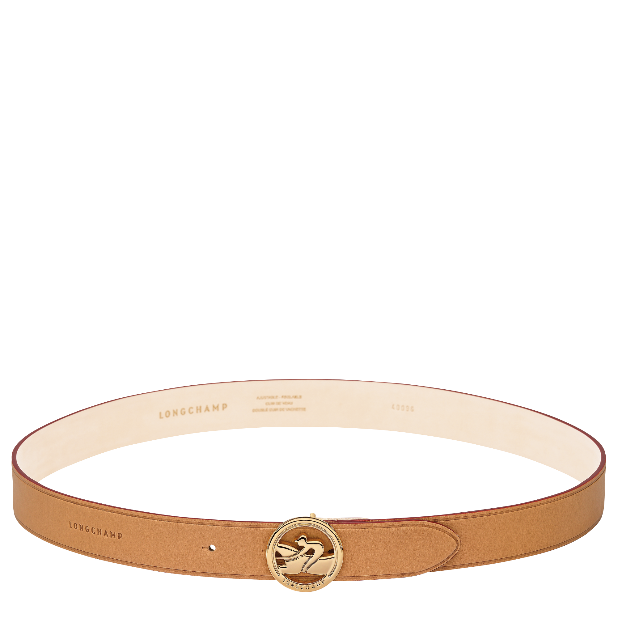 La Médaille Longchamp Ladies' belt / Vegetal - Leather