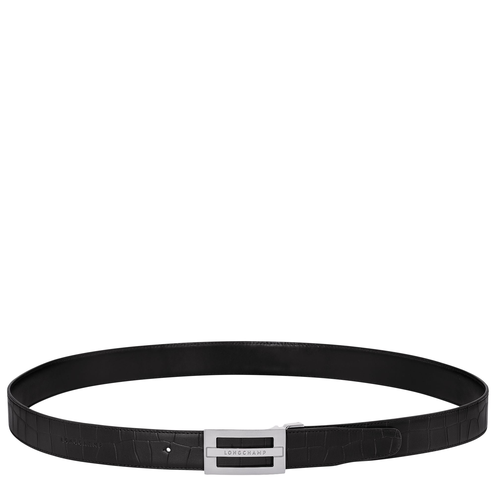 Delta Box Men's belt / Black - Leather