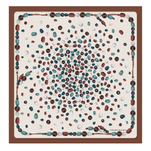 Perles de Paris Silk scarf 50 / Cashew - Silk