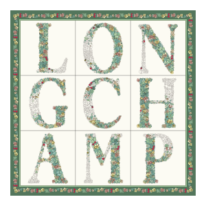 Le Jardin Longchamp Silk scarf 50 / Oregano - Silk