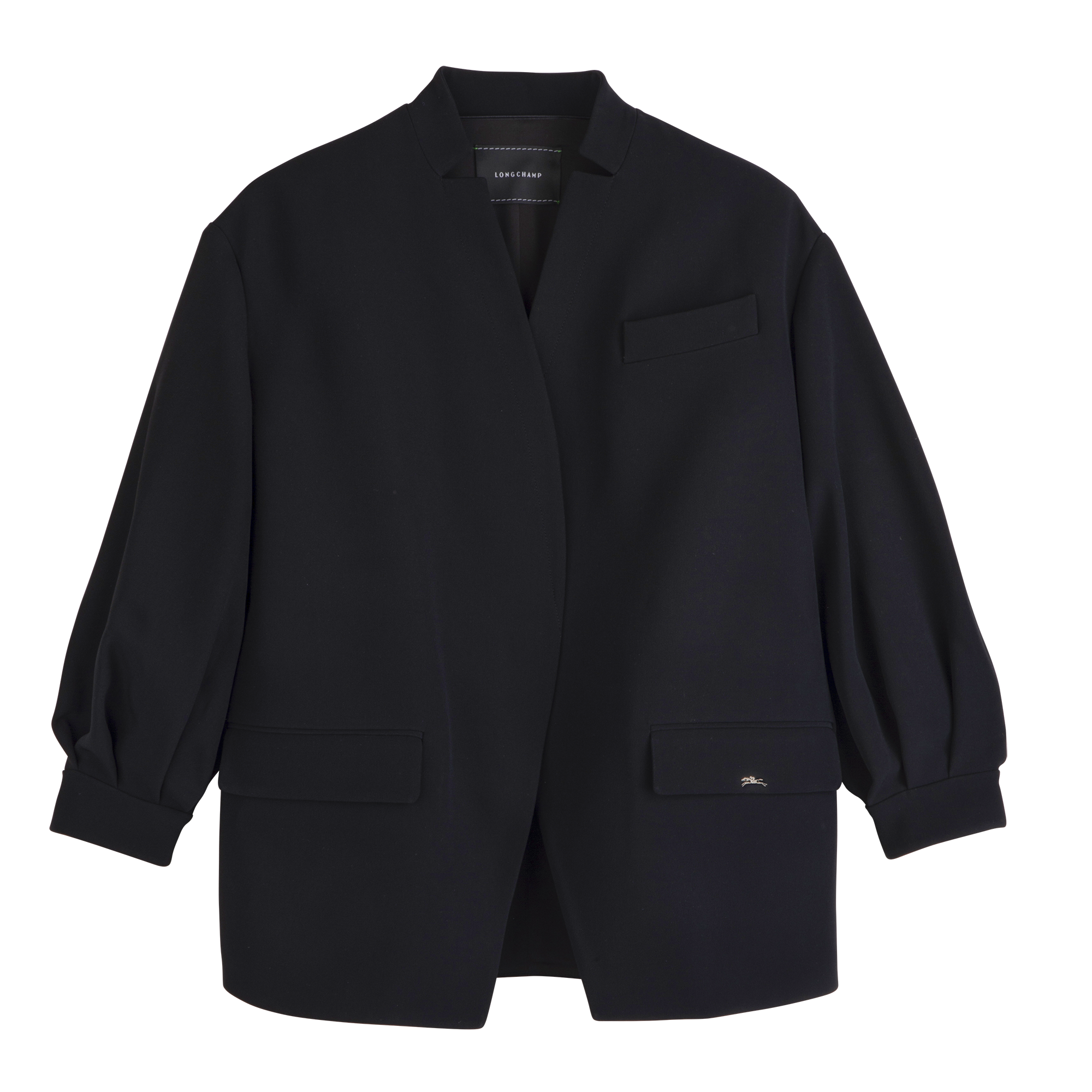 Jacket / Black - Crepe