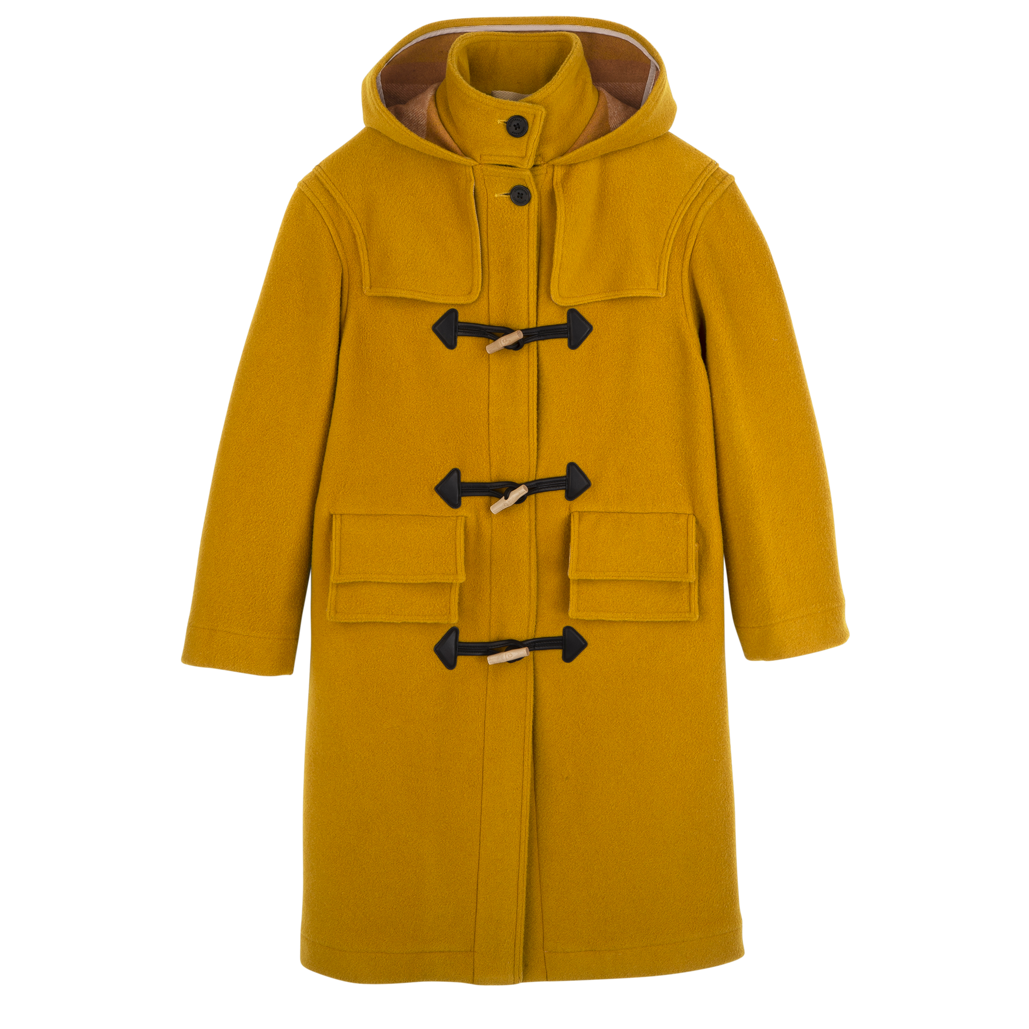 Duffle Coat / Nutmeg - Double-faced wool cloth