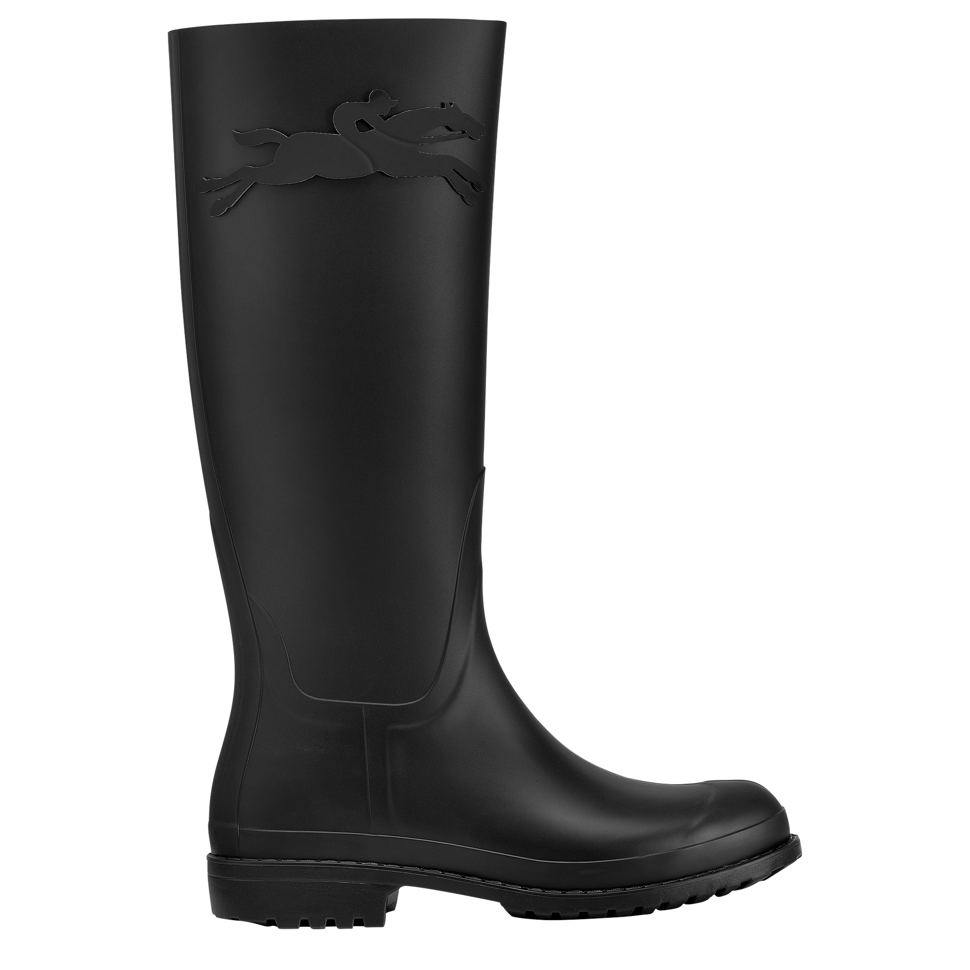 Cheval Longchamp Flat boots / Black - PVC