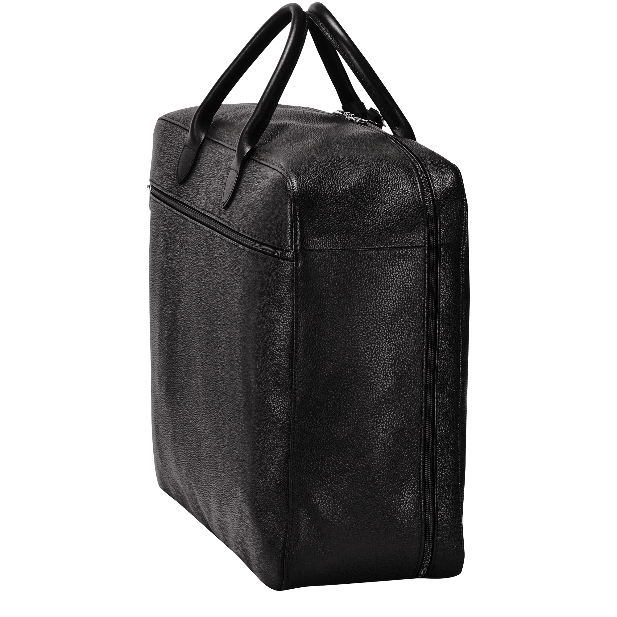 Le Foulonné M Suitcase / Black - Leather - Image 3