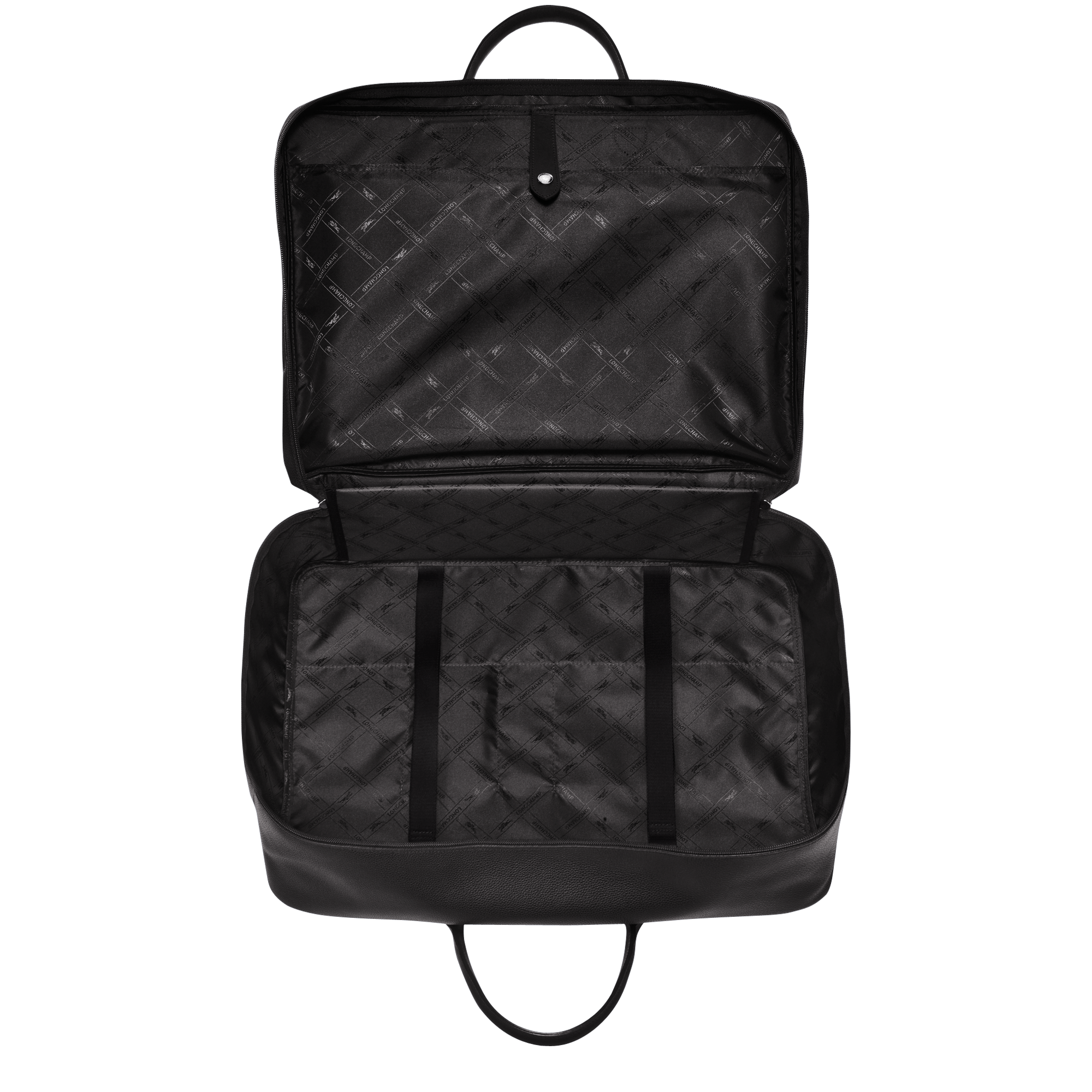 Le Foulonné M Suitcase / Black - Leather - Image 4