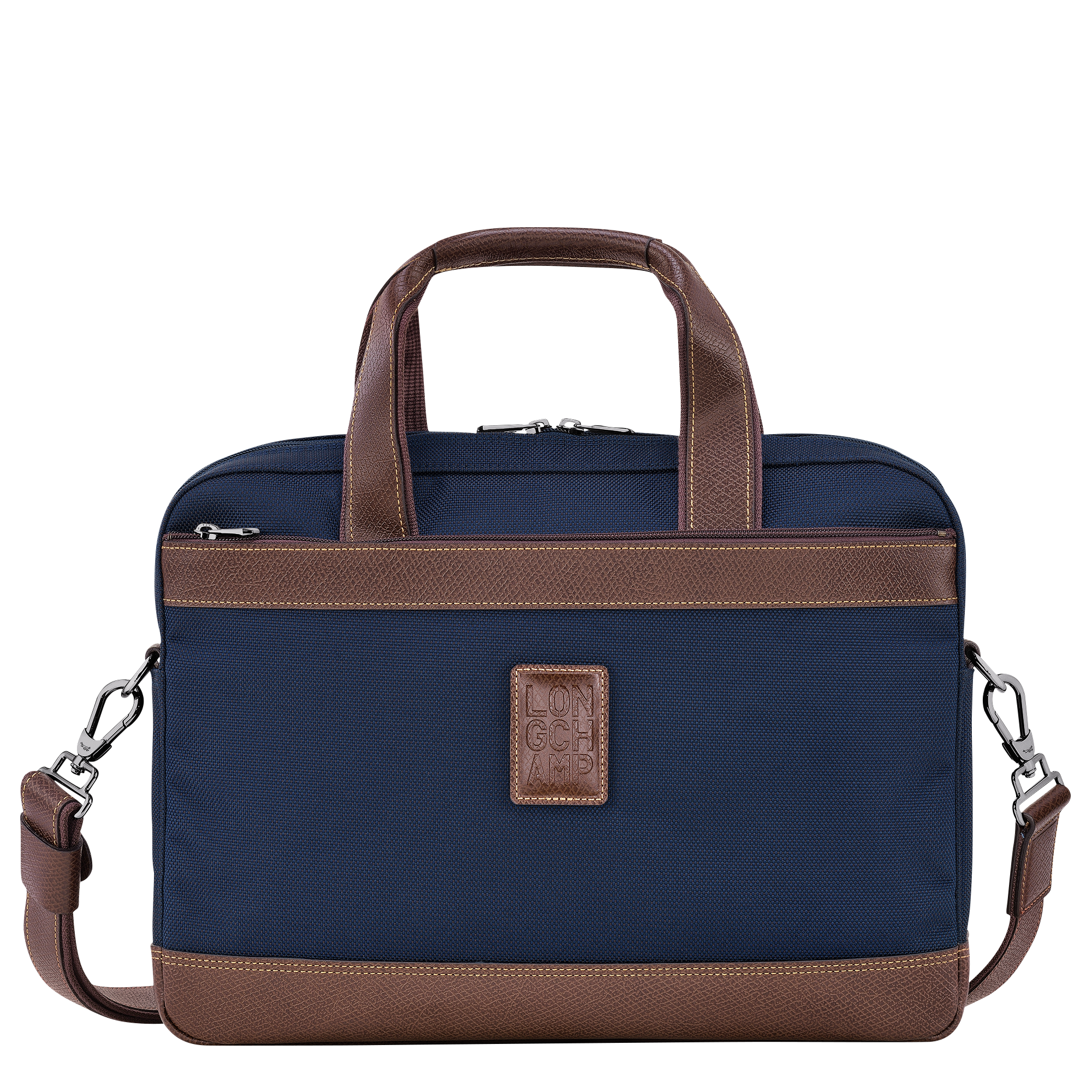 Boxford S Briefcase / Blue - Recycled canvas