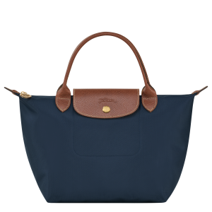 Le Pliage Original S Handbag / Navy - Recycled canvas