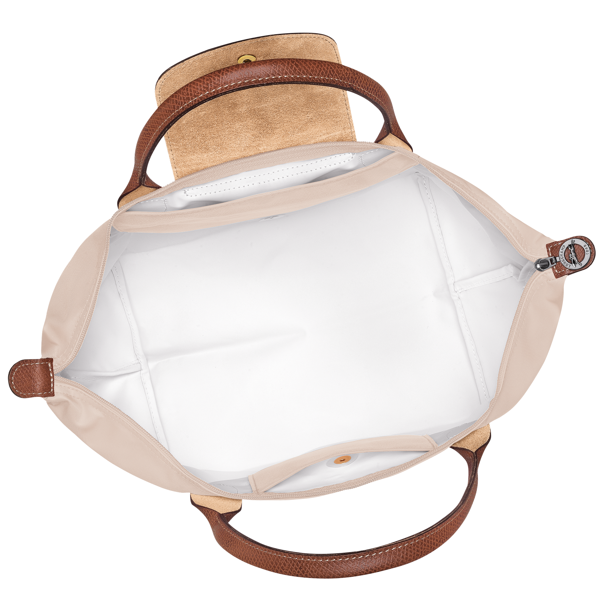 Le Pliage Original M Handbag / Fawn - Recycled canvas - Image 12