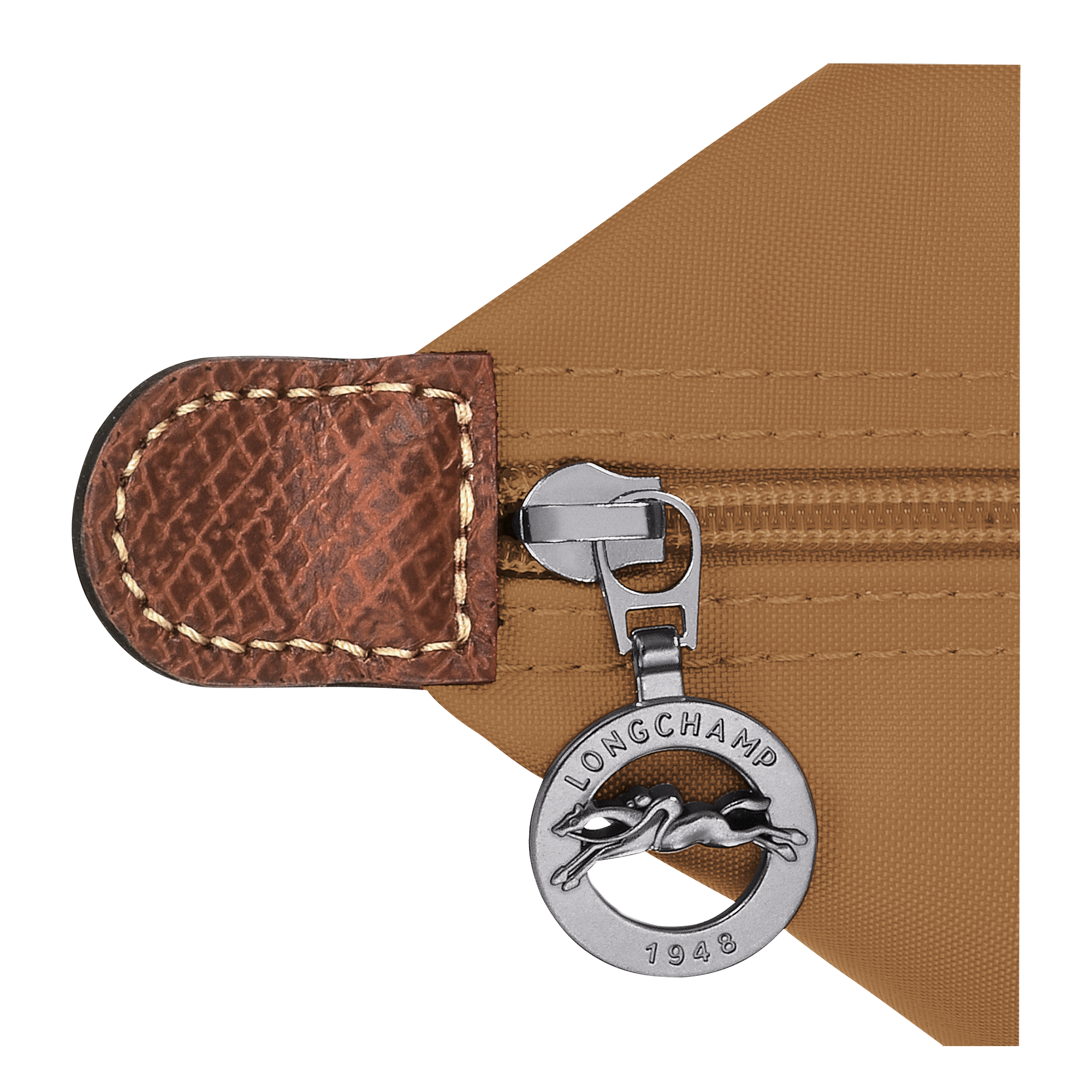 Le Pliage Original M Handbag / Fawn - Recycled canvas - Image 6