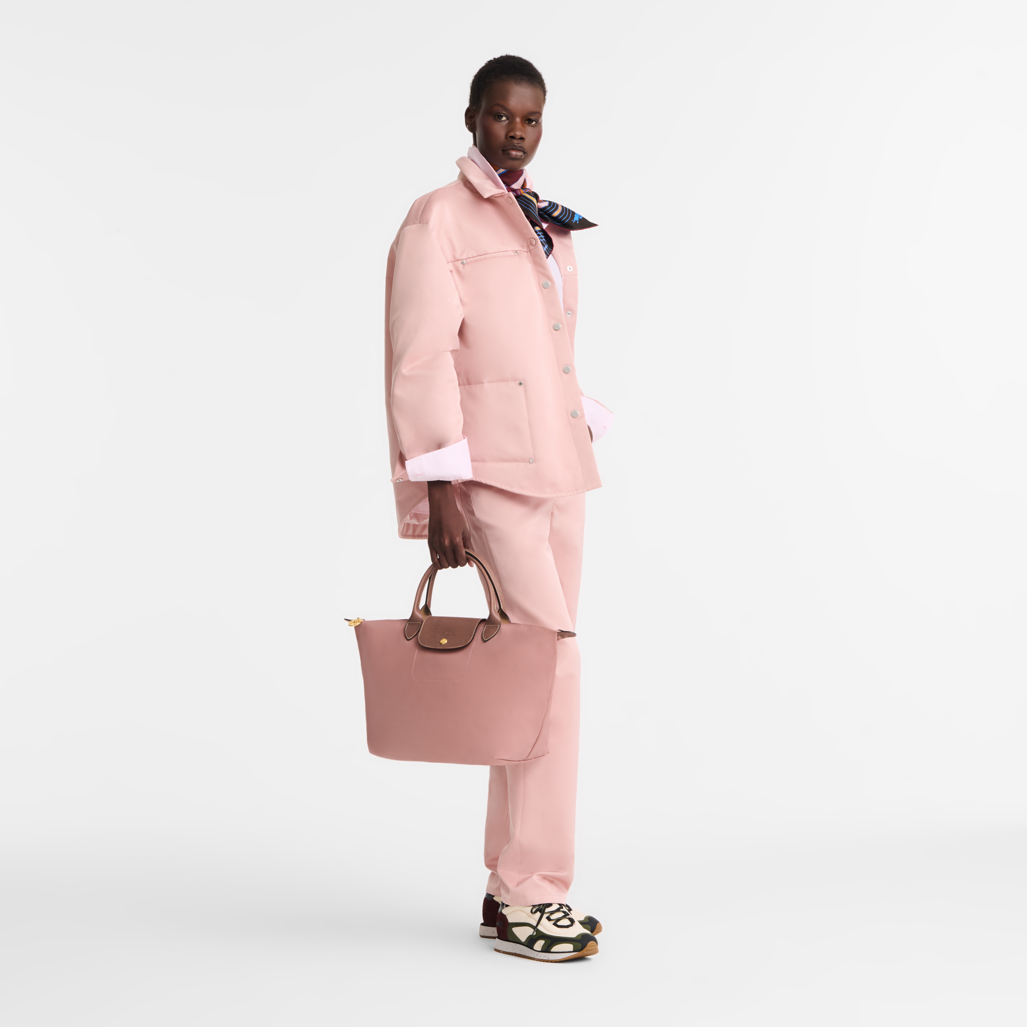 Le Pliage Original M Handbag / Fawn - Recycled canvas - Image 54