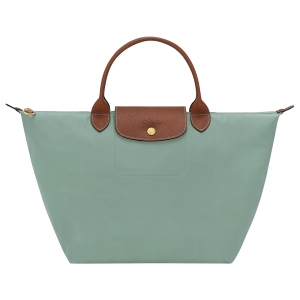 Le Pliage Original M Handbag / Celadon - Recycled canvas