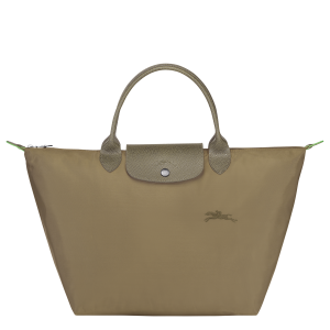 Le Pliage Green M Handbag / Artichoke - Recycled canvas