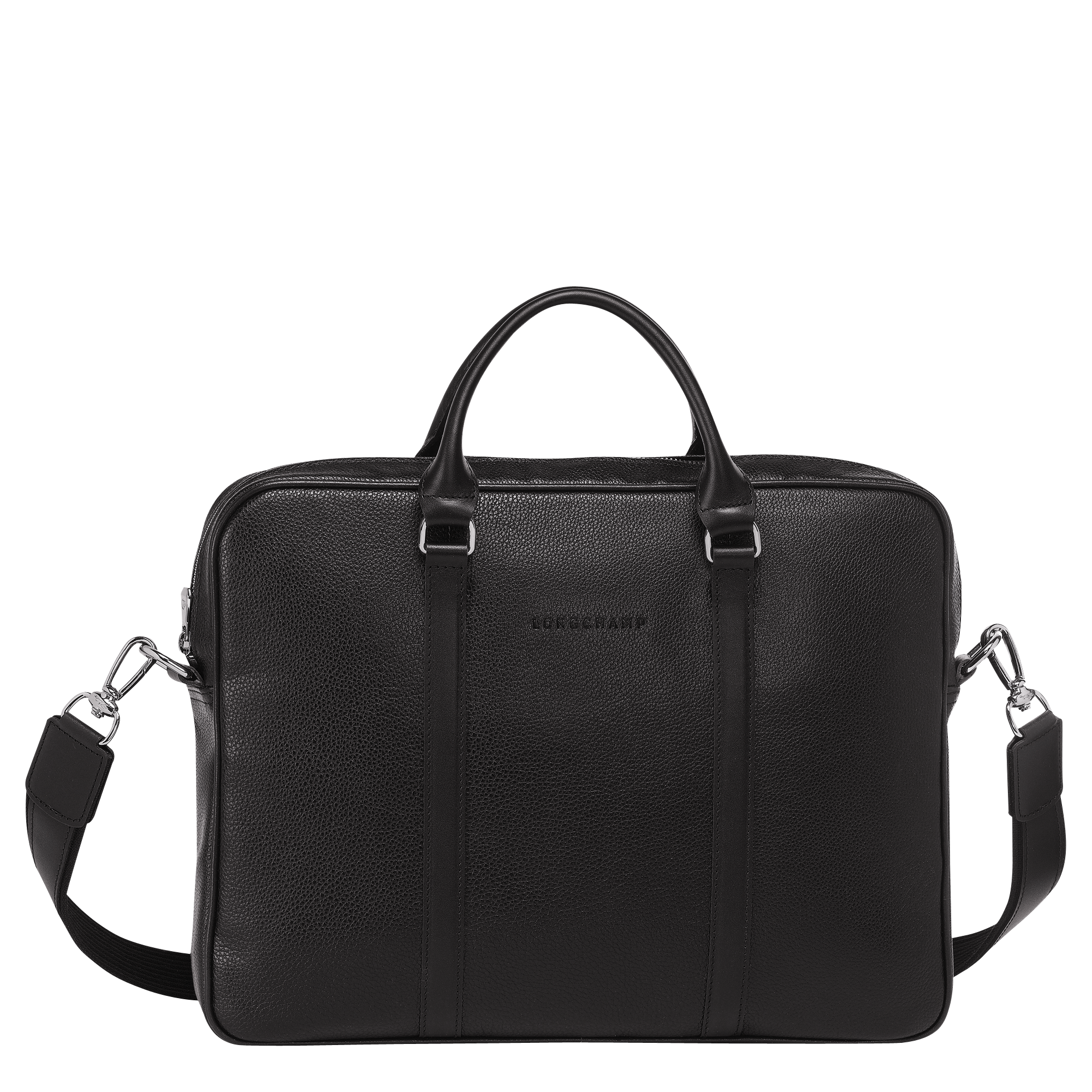 Le Foulonné XS Briefcase / Black - Leather