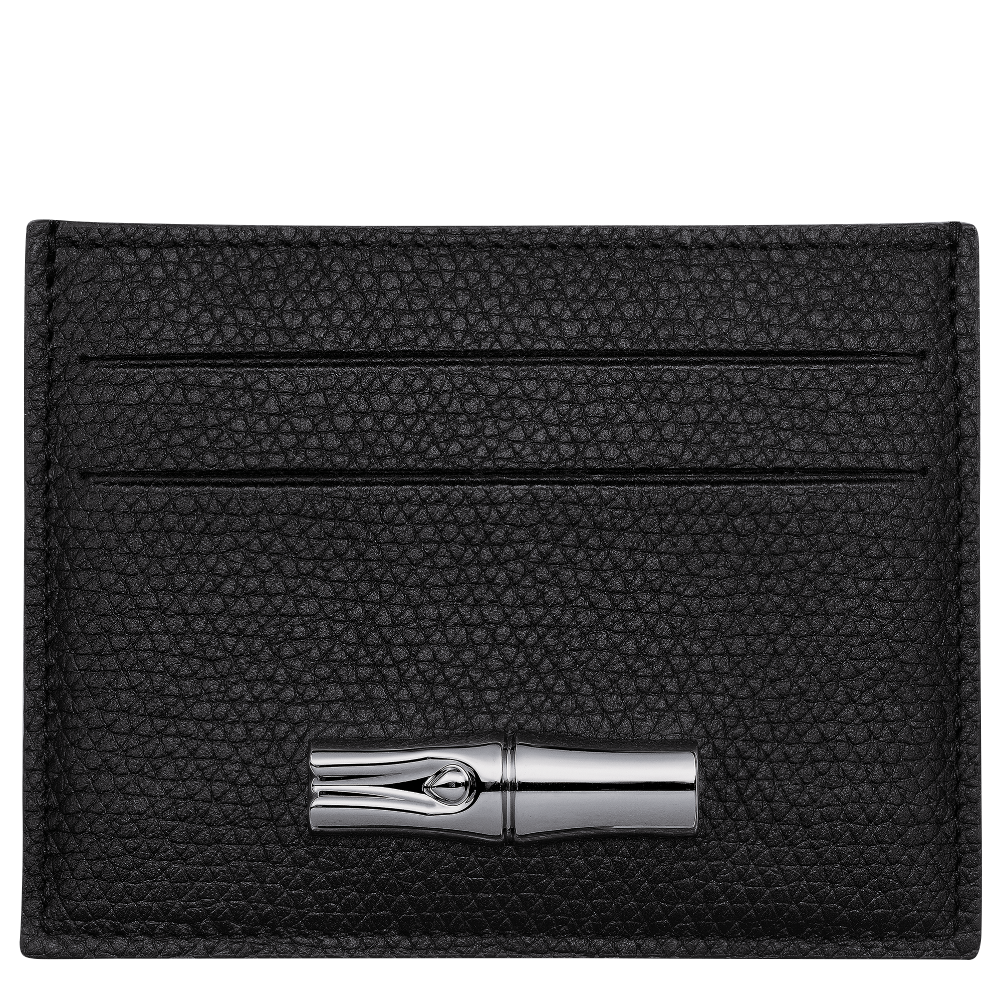 Le Roseau Card holder / Black - Leather
