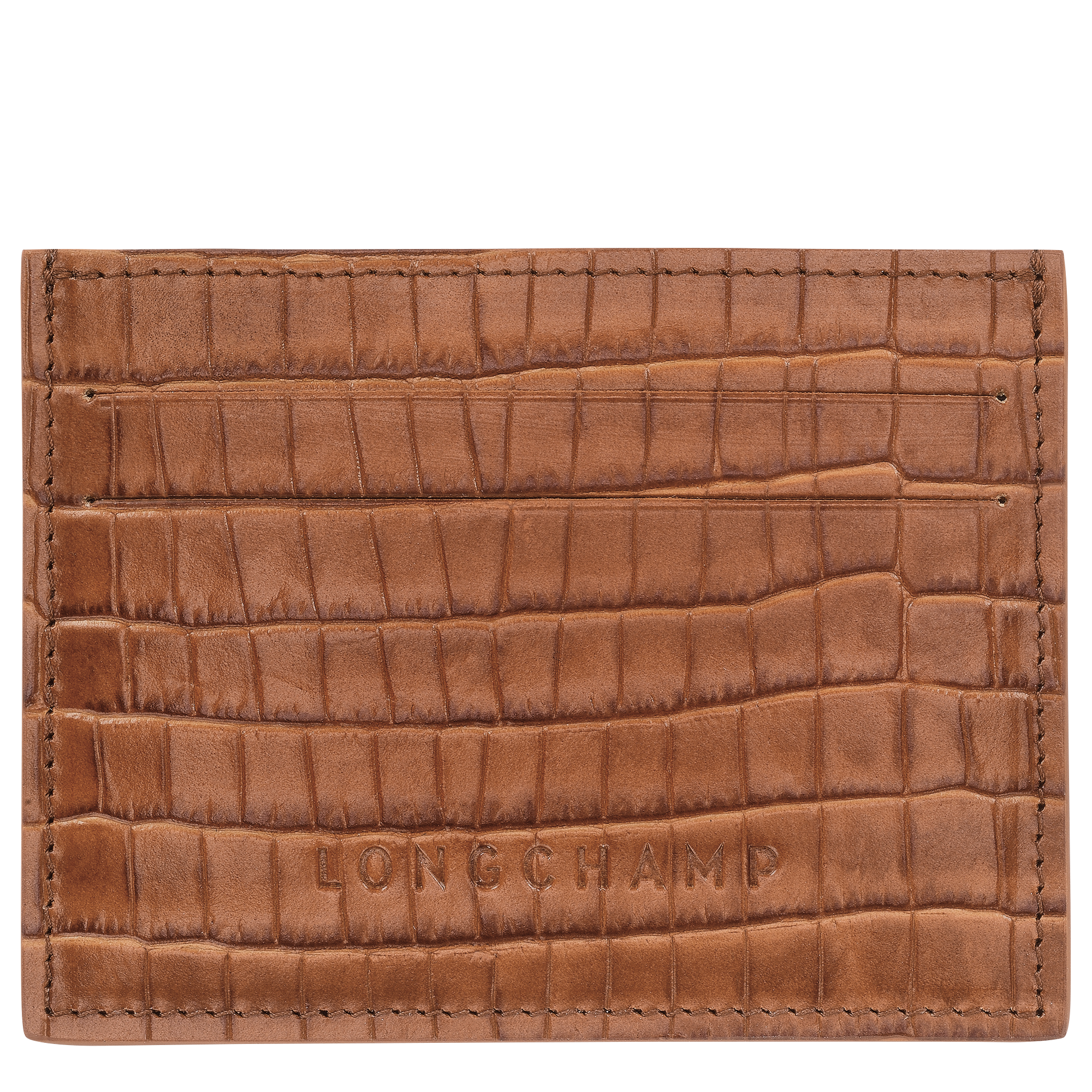 Longchamp Pocket Card holder / Cashew - Leather